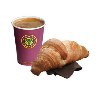 Americano (Küçük) + Çikolatalı Kruvasan görseli