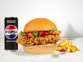 Çıtır Red Hot Tavuk Burger Menü görseli