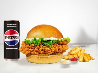 Chicken Trüf Burger Menü görseli