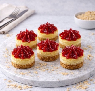 Frambuazlı Cheesecake Petifür (250 Gr.) görseli