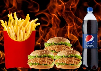 Burgermania Menü görseli