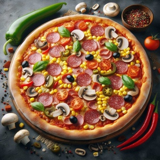 Nikola Tesla Pizza (Orta Boy) görseli