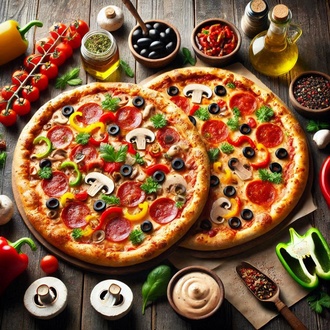 İkili  Orta Boy Pizza Menü görseli