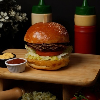 Atom Dönerli Burger görseli