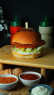 Çıtır Tavuk Burger görseli