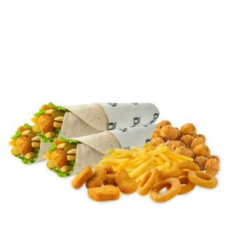 Triple Chicken Roll Menü görseli