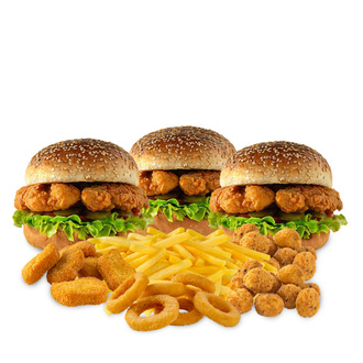 Triple Chicken Burger Menü görseli