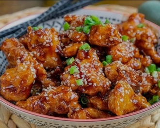 Kore Usulü Ballı Tavuk görseli