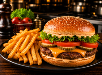 Cheeseburger & Patates Kızartması görseli