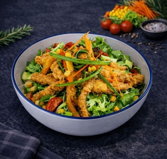 Çıtır Tavuk Salata görseli