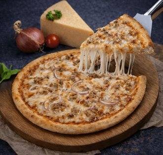 Ton Balıklı Pizza görseli