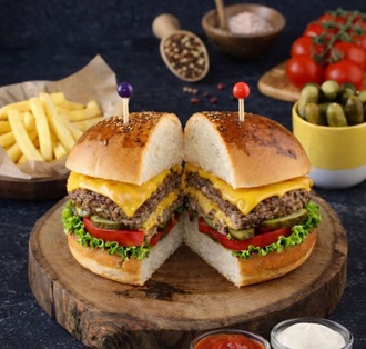 Duble Burger görseli