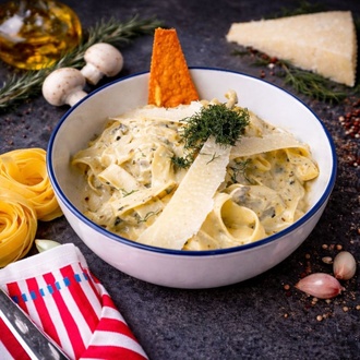Kremalı Mantarlı Fettucine görseli