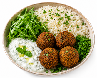 Yoğurt Soslu Falafel Bowl görseli