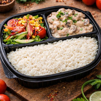 Kekik Soslu Tavuk & Pirinç Pilavı görseli