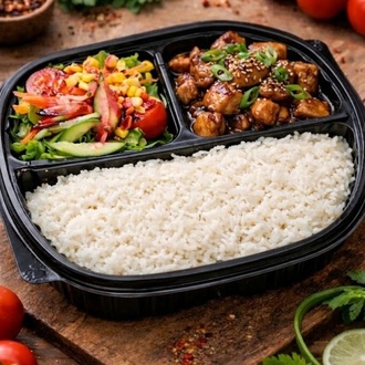 Soya Soslu Tavuk & Pirinç Pilavı görseli