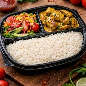 Köri Soslu Tavuk & Pirinç Pilavı görseli