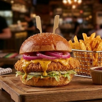 Ballı Hardal Tavuk Burger Menü görseli