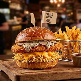 Trüflü Tavuk Burger Menü görseli