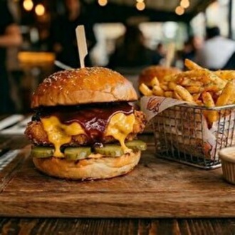 Bbq Tavuk Burger Menü görseli