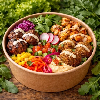 Izgara Köfte & Coleslaw Bowl görseli