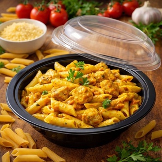 Köri Soslu Tavuklu Penne görseli