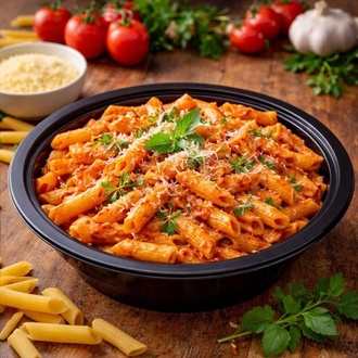 Kremalı Domatesli Penne görseli