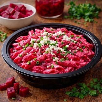 Kremalı Pancarlı Penne görseli