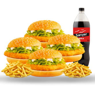 4'Lü Tavuk Menü görseli