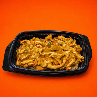 Basmati Pilavlı Köri Soslu Tavuk görseli
