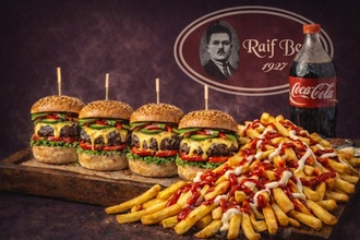 Dört Kardeş Cheese Burger & Coca Cola (1 Lt) görseli