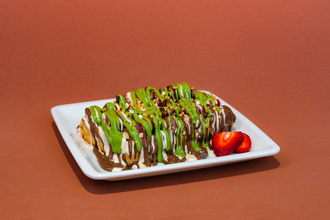 Antep Fıstığı Çikolatalı Waffle Bowl (Büyük Hamur) görseli