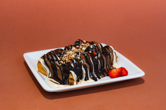 Bitter Çikolatalı Waffle Bowl (Büyük Hamur) görseli