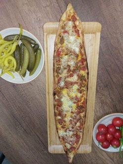 5 Adet Balıkesir Kuşbaşılı Kaşarlı Pide görseli