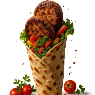 Ranch Soslu Tavuk Köfte Dürüm görseli