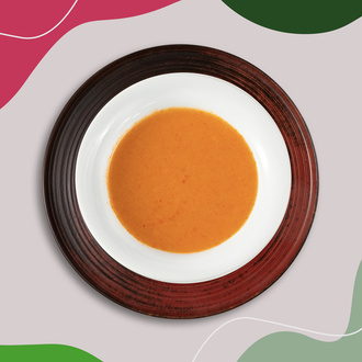 Domates Ve Kaşarın Muhteşem Uyumuyla, Sağlıklı Ve Lezzet Dolu Bir Başlangıç (Rendelenmiş Kaşar Ve Sarımsak İçerir.) (Ekmek/pide/roll Ekmek Uygunluğa Göre Gönderilir.) (~135 Kcal) görseli