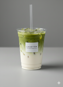 Iced Coconut Matcha Latte görseli