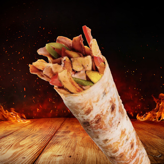 Kaşarlı Mantarlı Zurna Tavuk Döner Dürüm görseli