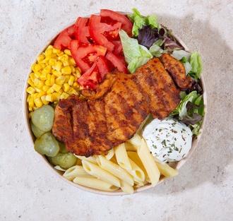 Tavuk Pirzola Makarna Bowl görseli