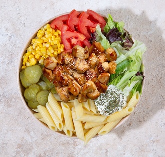 Teriyaki Soslu Tavuk Makarna Bowl görseli