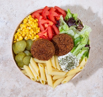 Falafel Makarna Bowl görseli
