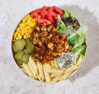 Barbekü Soslu Tavuk Makarna Bowl görseli