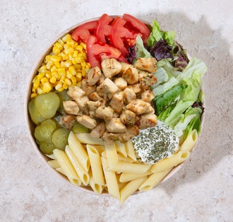 Kekik Soslu Tavuk Makarna Bowl görseli