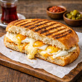 Yumurtalı Kaşarlı Tost görseli