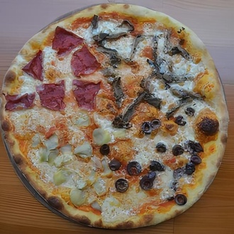 4 Mevsim (Quattro Stagioni) Pizza (24 Cm.) görseli