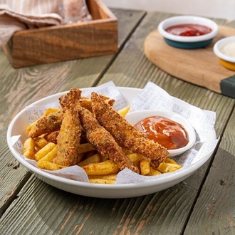 Cajun Tavuk & Patates Tabağı görseli