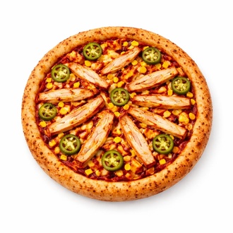 Acılı Tavuklu Pizza görseli