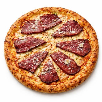 Füme Kaburgalı Pizza görseli