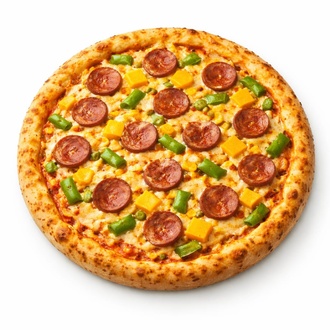 Sosis & Cheddar Pizza görseli