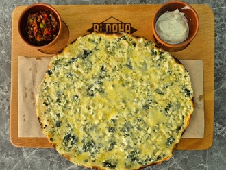 Ispanaklı Lahmacun görseli